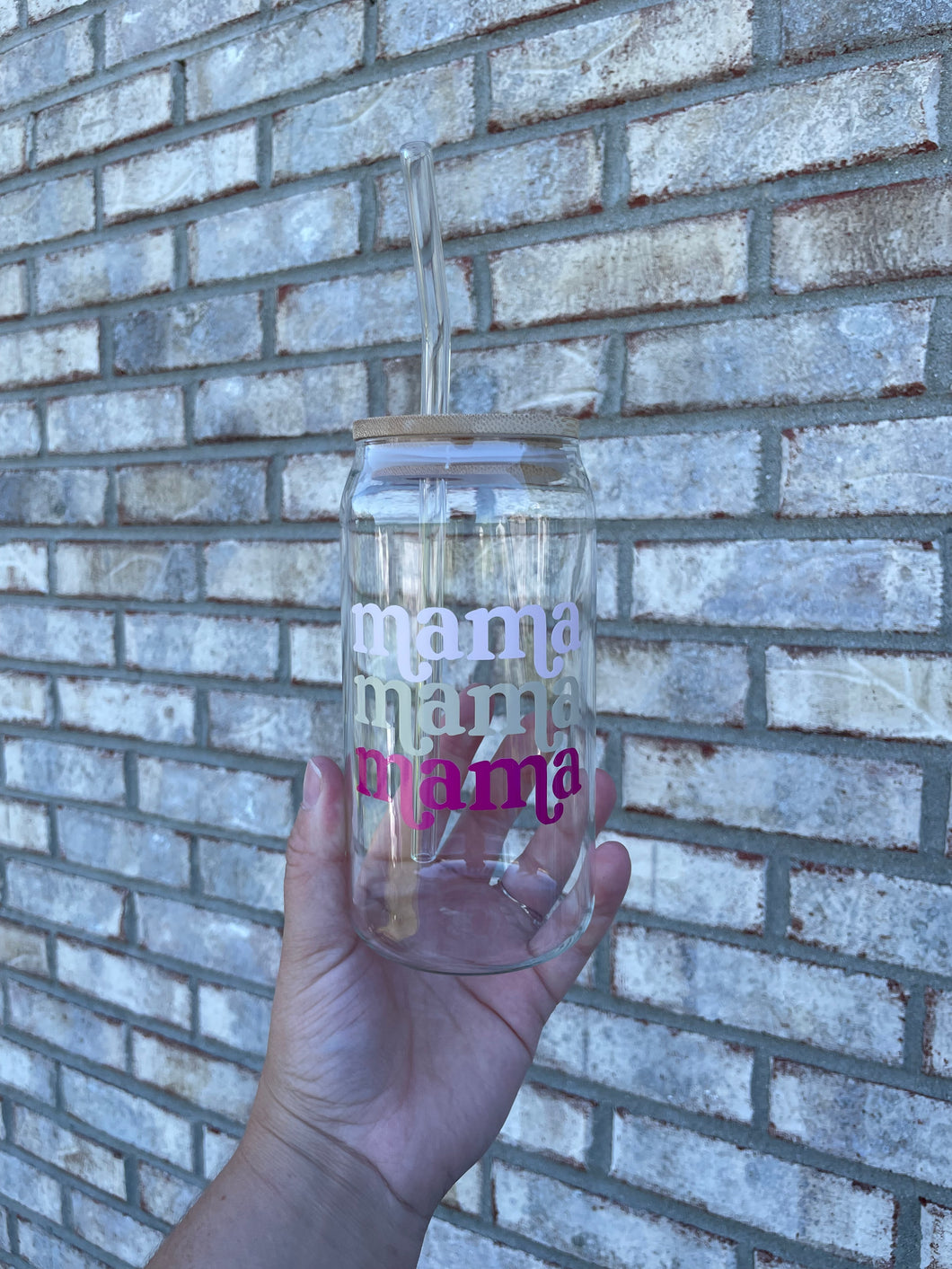 Mama 16oz Glass Can