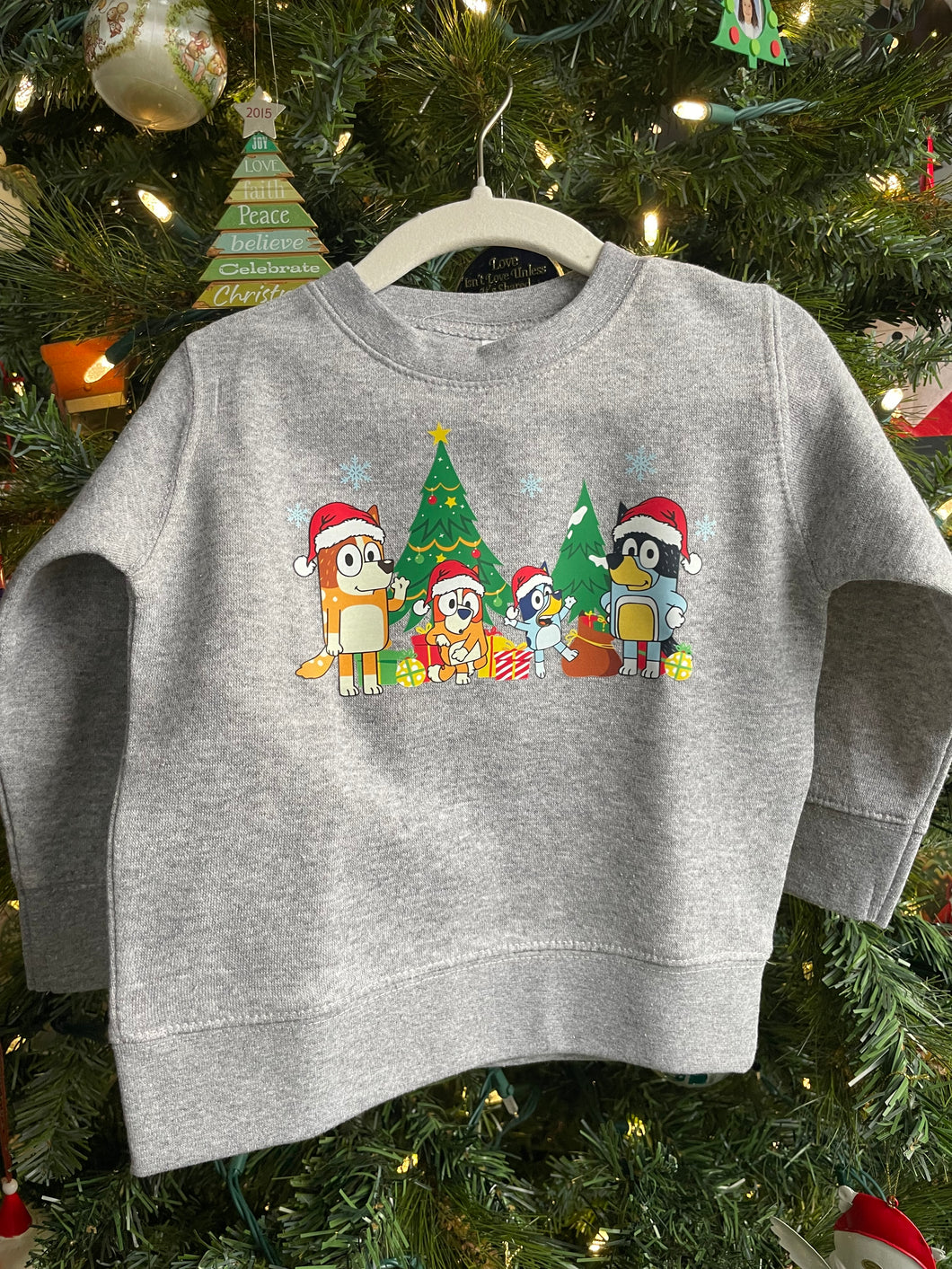 Bluey Christmas || Toddler Crewneck