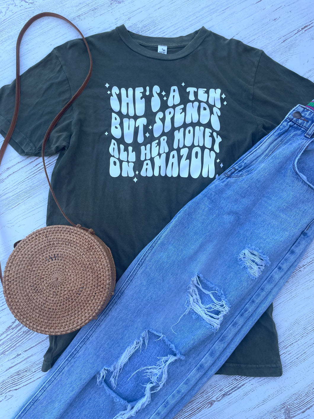 She’s A 10 But… || Vintage Wash Tee