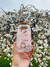 Load image into Gallery viewer, Pink Cowgirl Glass Can || 16oz Glass Can
