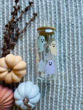 Load image into Gallery viewer, Pastel Ghosties Glass Can || 20oz Glass Can
