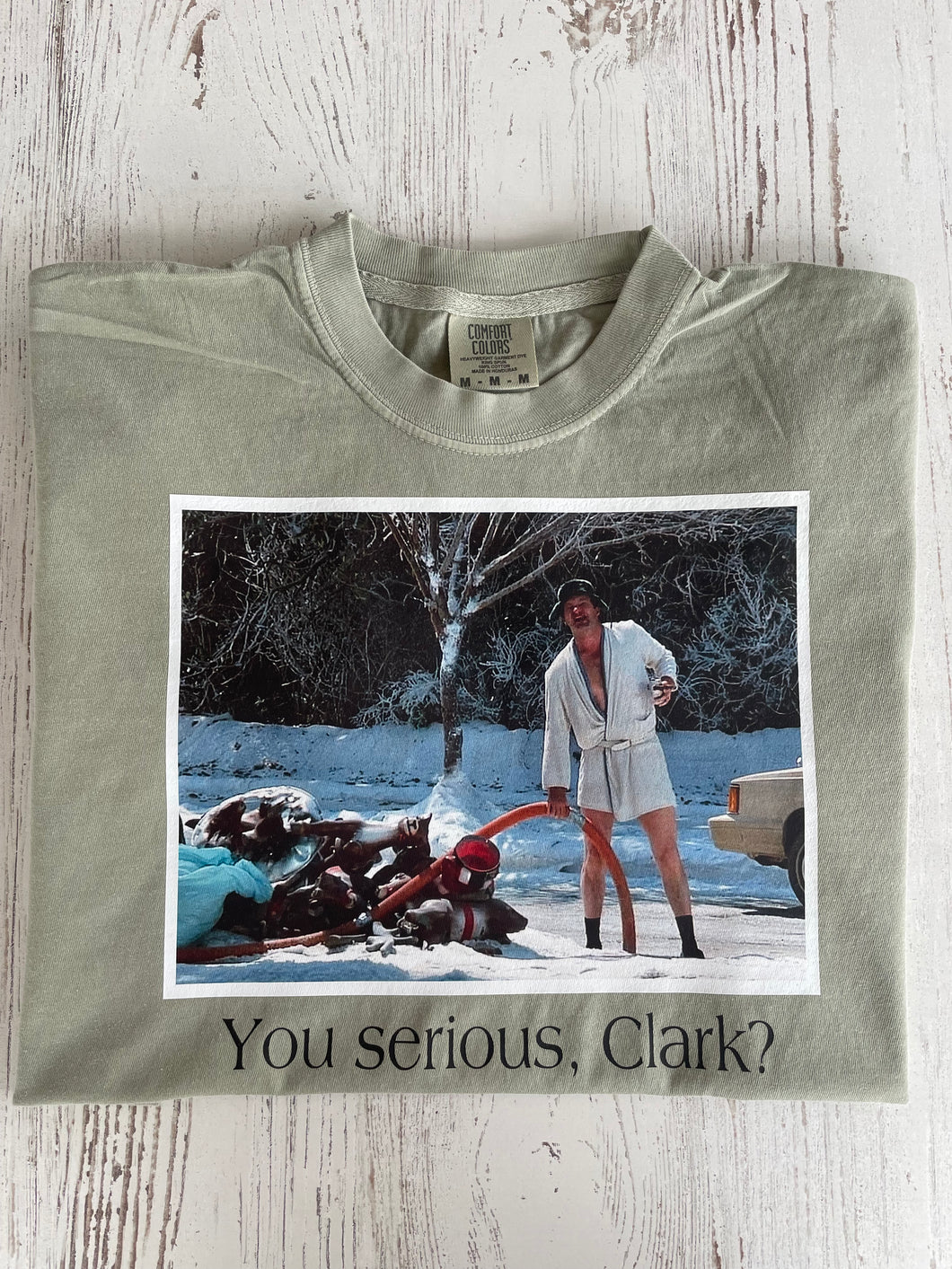 You Serious, Clark? || Taupe Short Sleeve Shirt