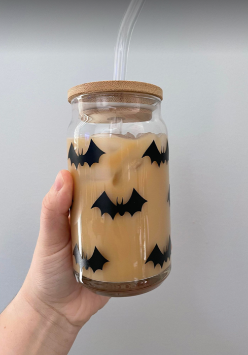 Bats Glass Can
