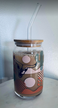 Load image into Gallery viewer, Boho Western Glass Can || 16oz Glass Can
